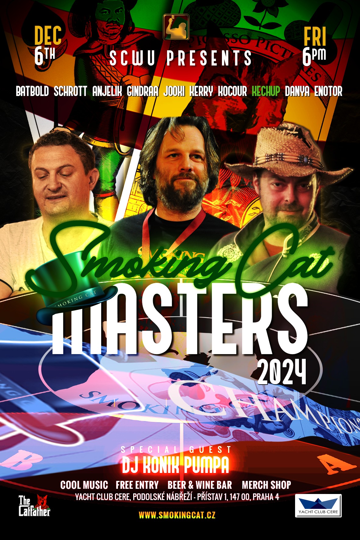 Smoking Cat Masters 2024 (flyer)