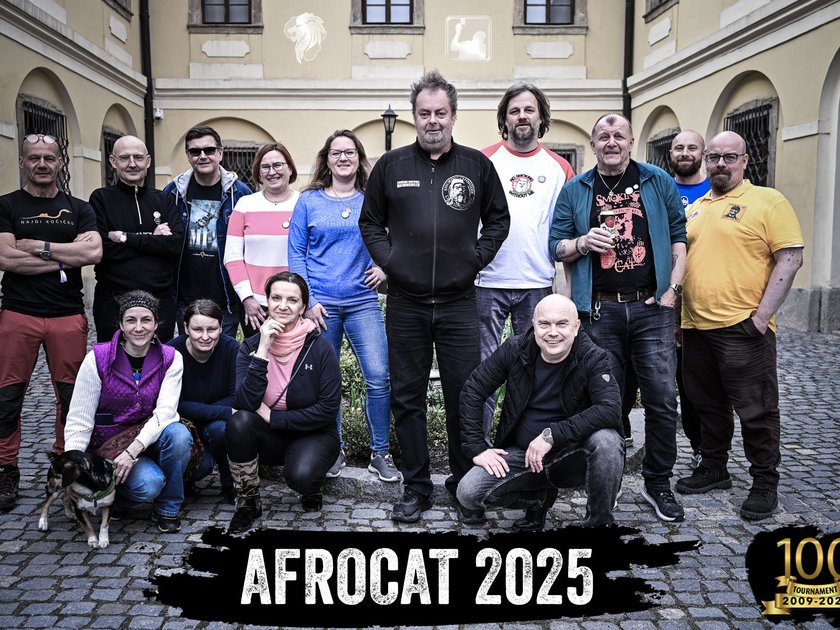 AfroCat 2025 - Jubilejní 100. turnaj v Kouřící kočce