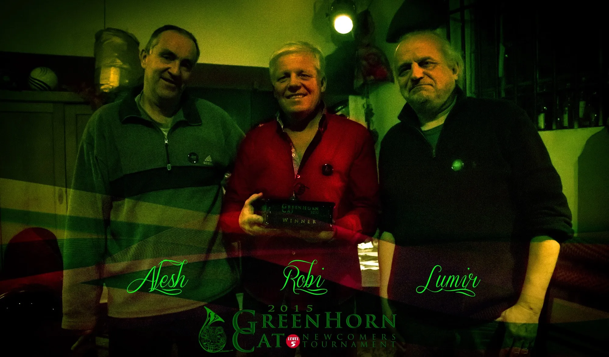 LUMIR, ALESH, ROBI, GreenHorn Cat 2015