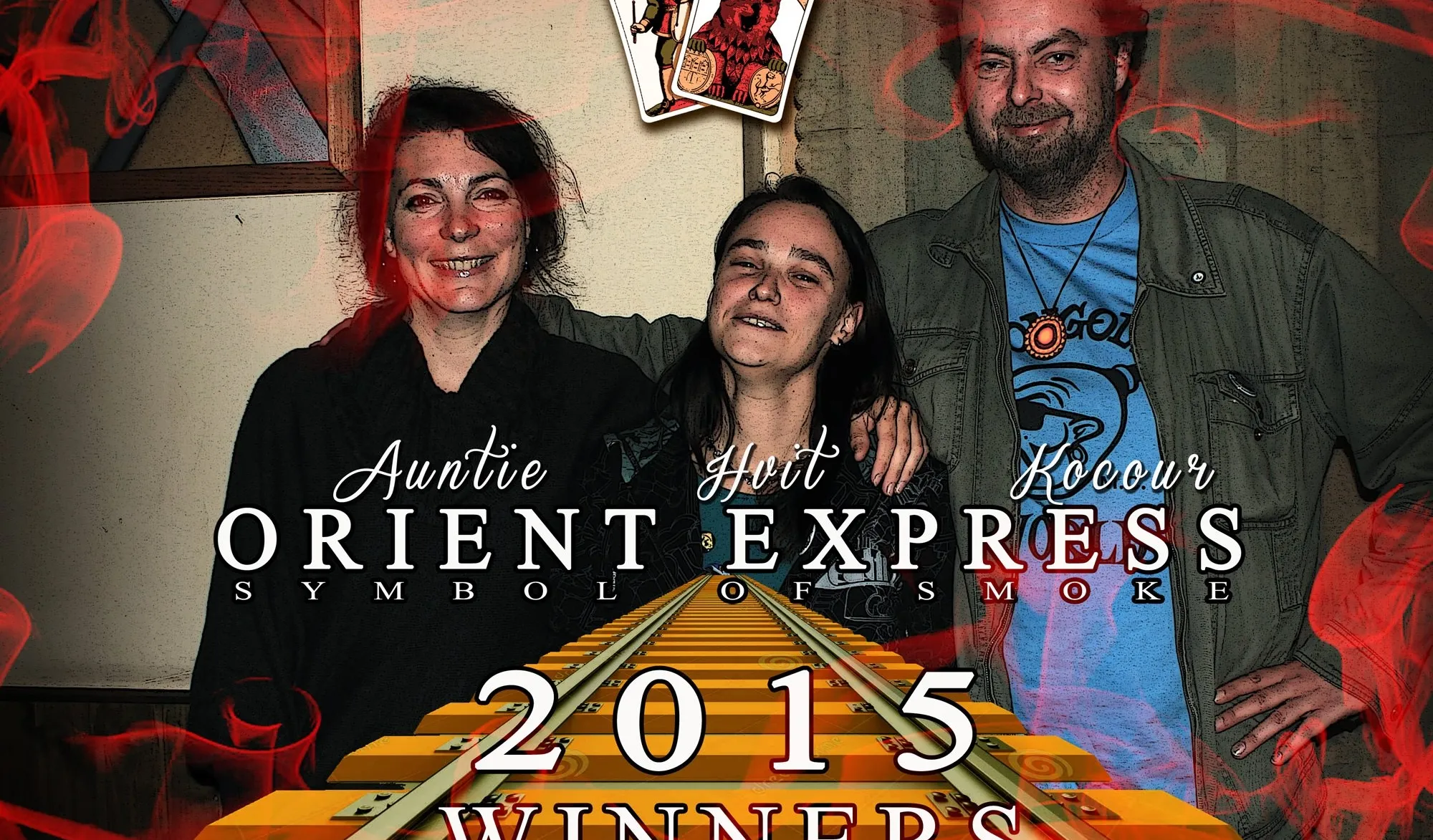 AUNTIE CATHERINE, KOCOUR, HVIT KRÅKE, Orient Express 2015