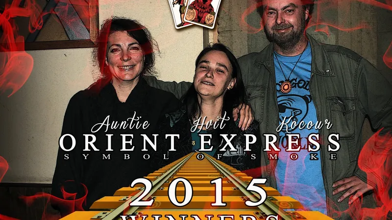 AUNTIE CATHERINE, KOCOUR, HVIT KRÅKE, Orient Express 2015