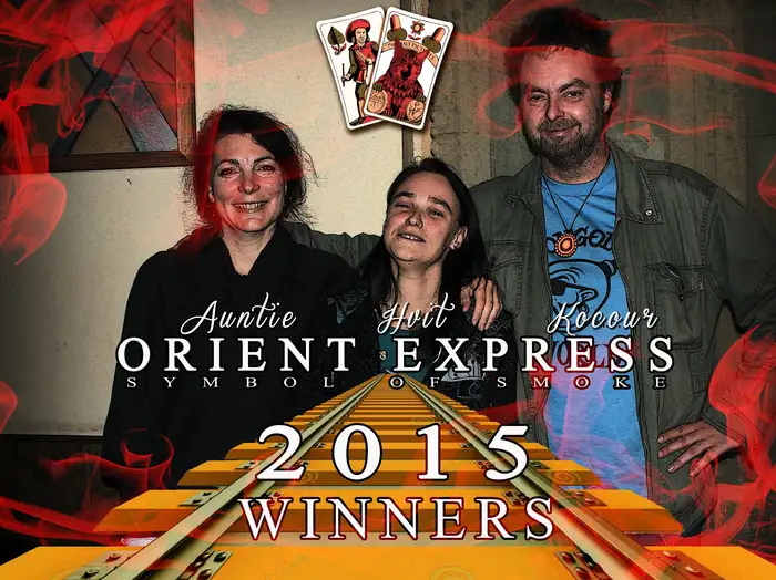 KOCOUR, HVIT KRÅKE, AUNTIE CATHERINE, Orient Express 2015