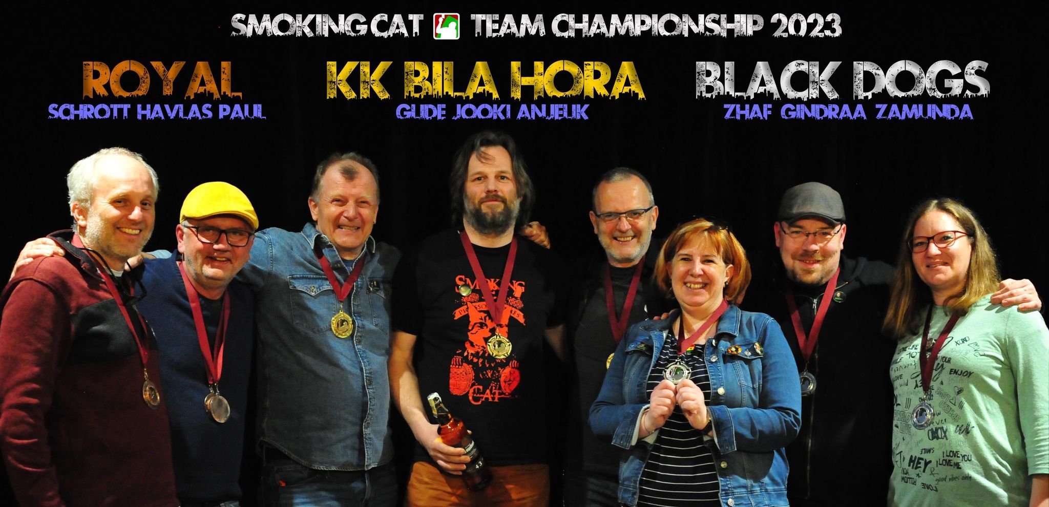 Black Dogs Ghana, Royal SCC Vinohrady, KK Bílá Hora, Team Championship 2023