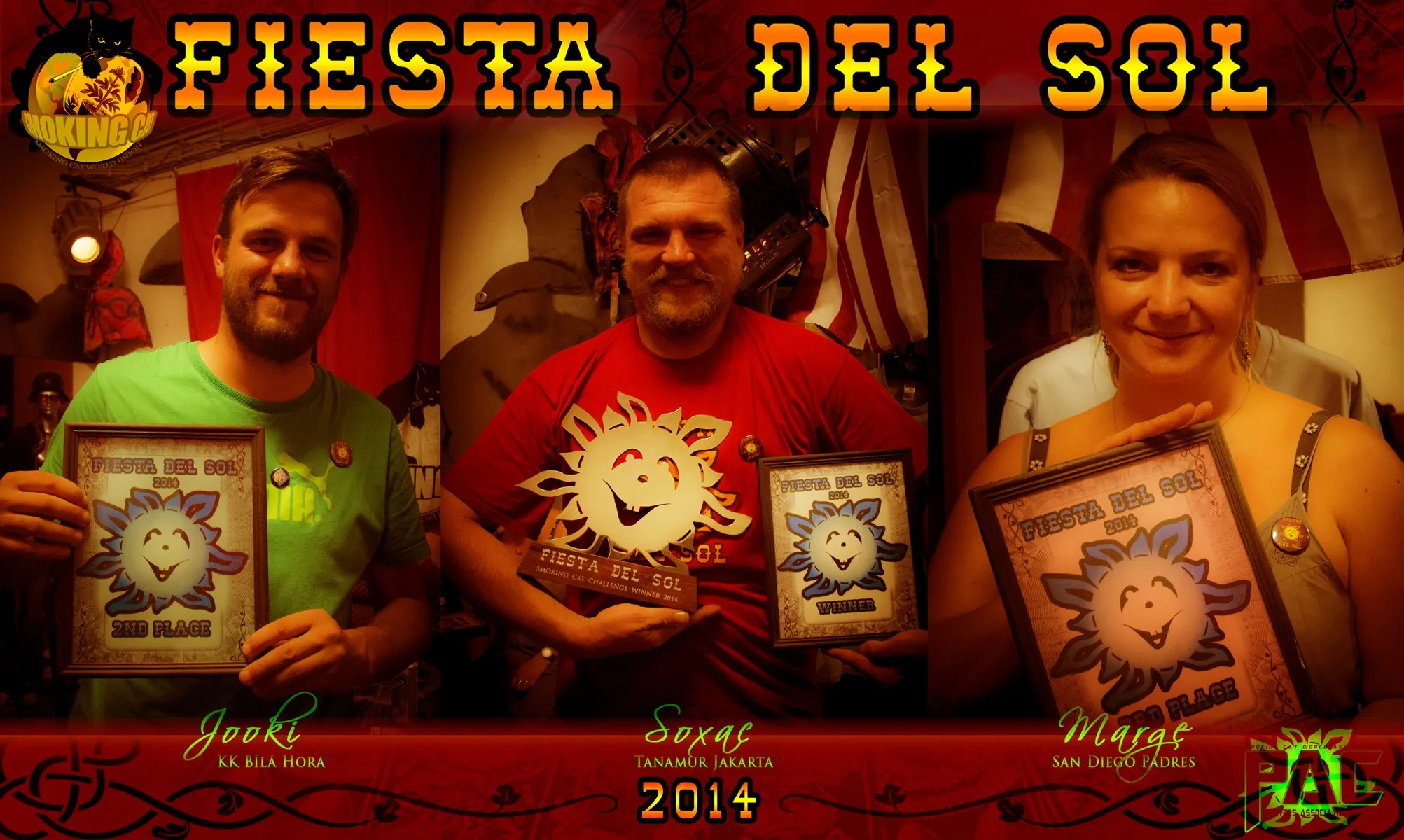 SOXAC, MARGE, JOOKI, Fiesta del Sol 2014